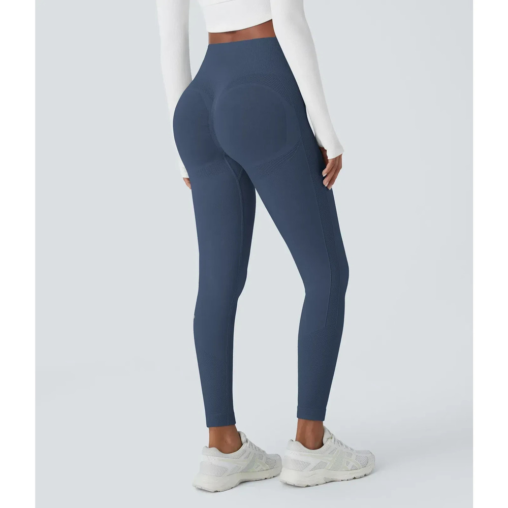 NWOT SeamlessFlow HighWaisted TummyControl 7/8 ButtLifting Yoga Leggings - Small